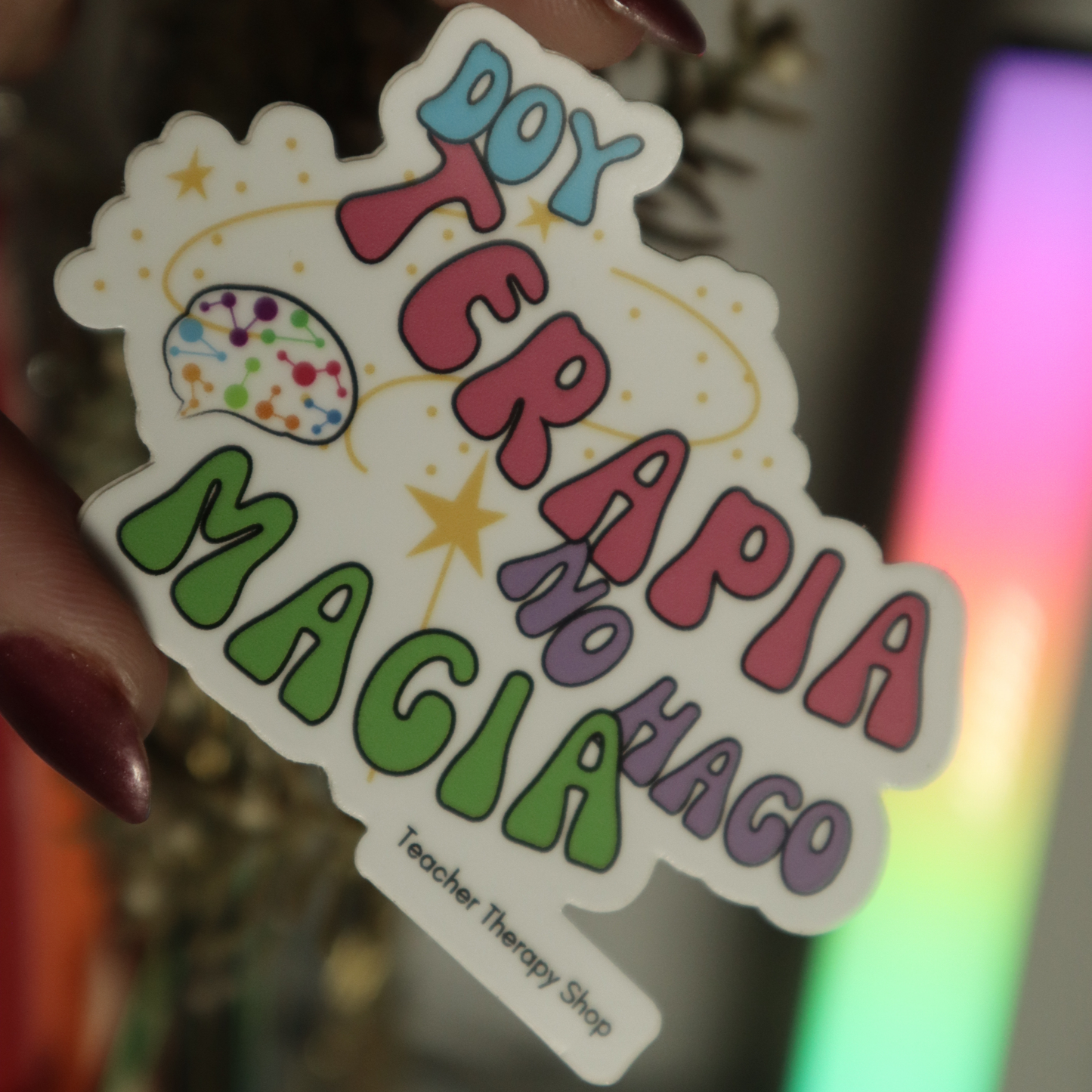 Doy terapia no hago magia | Therapist Waterproof sticker