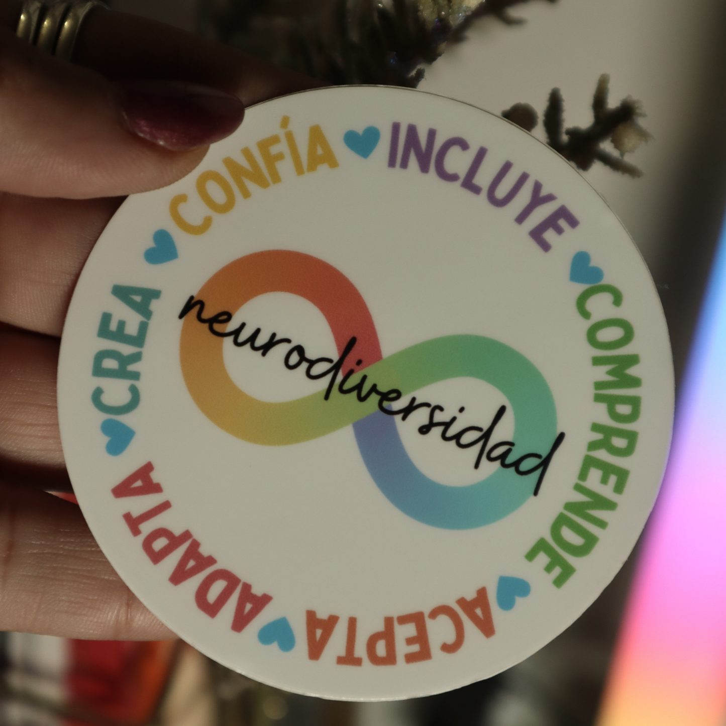 I accept neurodiversity| waterproof sticker