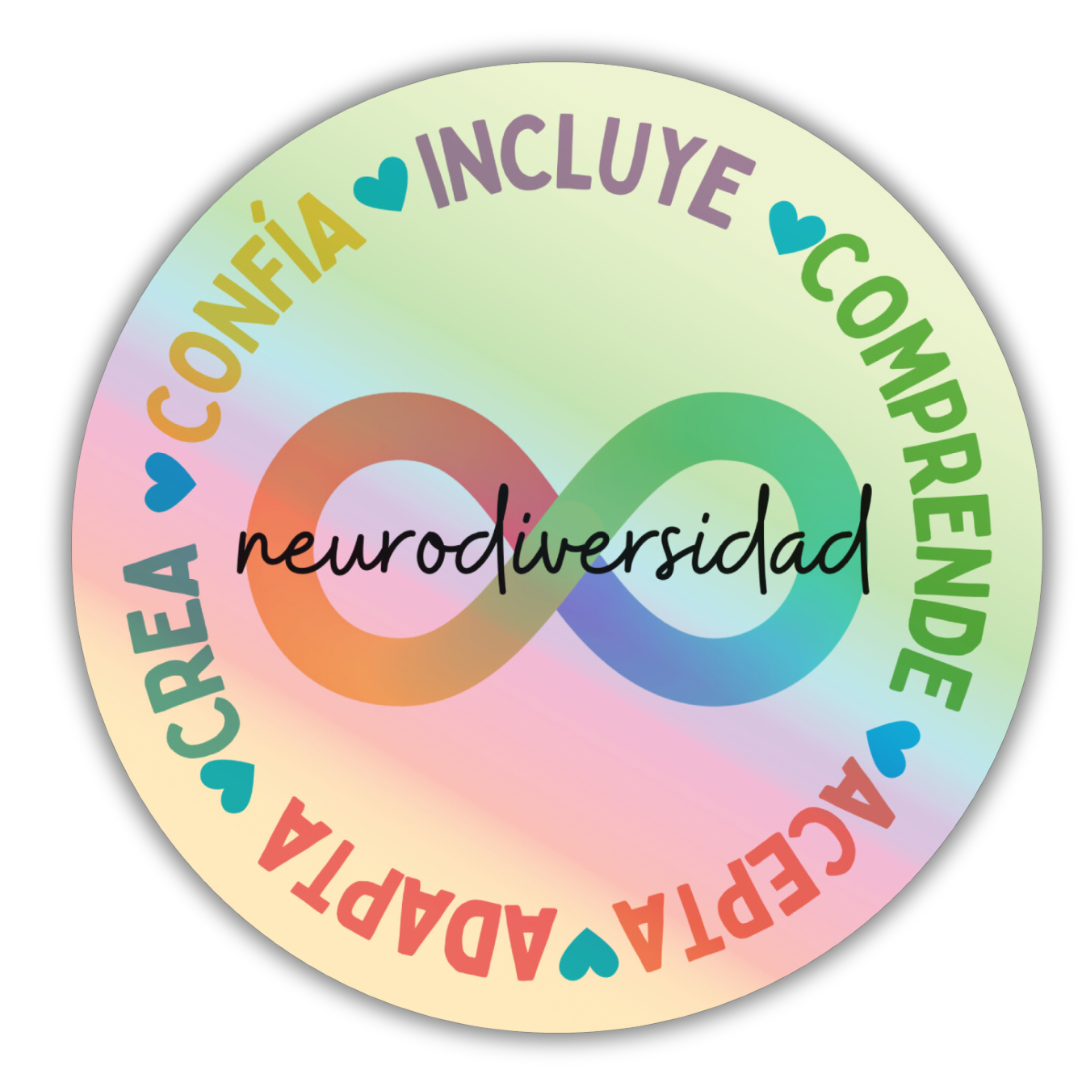 Acepto la neurodiversidad| waterproof sticker