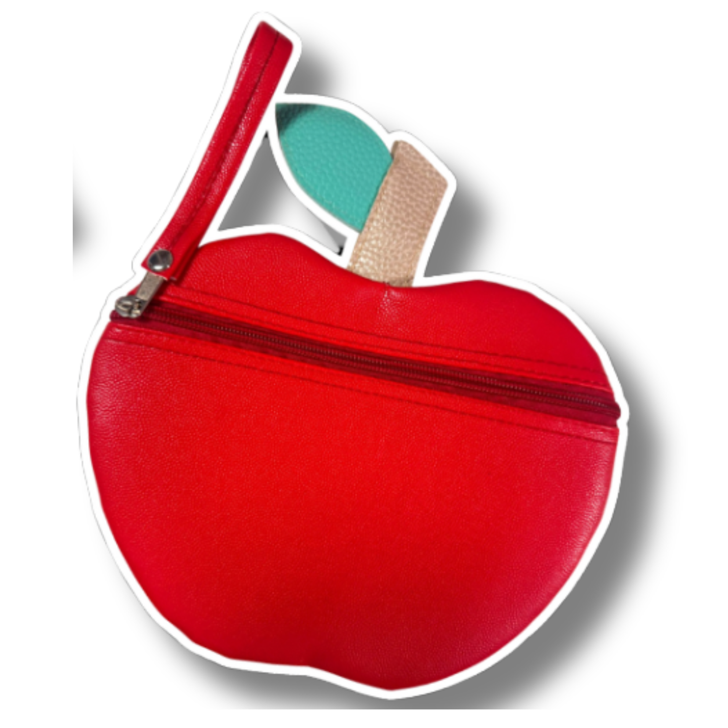 Clutch “Red Apple” – Cartera de Mano Manzana Roja
