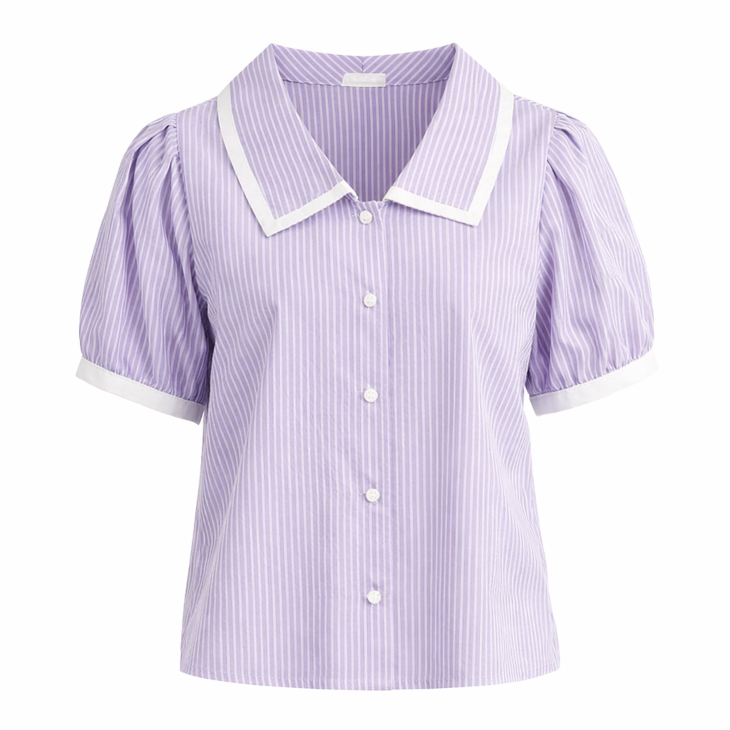 Blusa rayas cuello peter pan | TTS FASHION