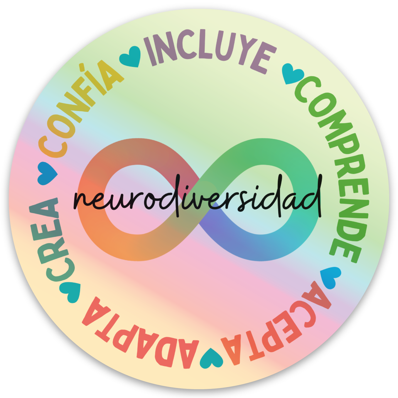 Acepto la neurodiversidad| waterproof sticker