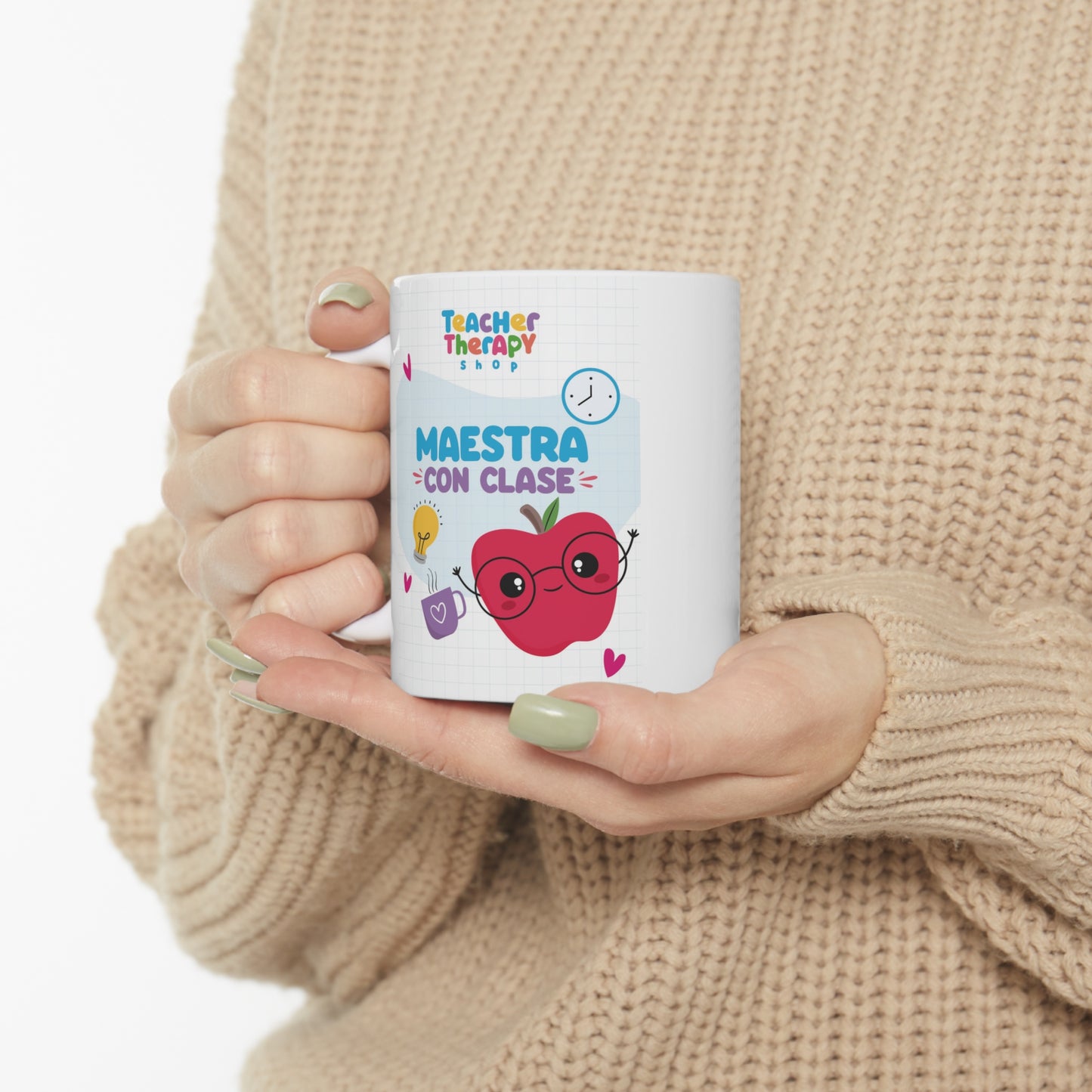 Maestra con clase | Taza 11oz