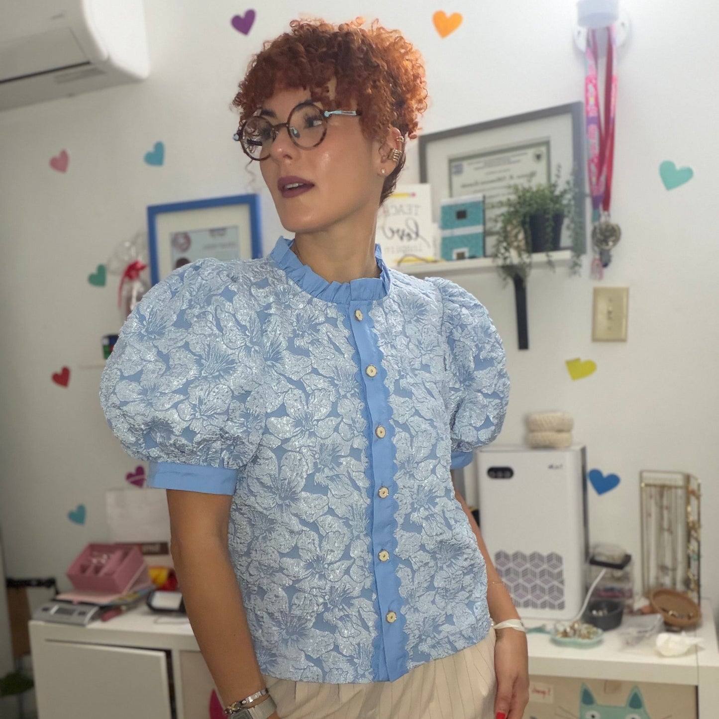 Blusa Floral Elegante – TTS FASHION (Pre-Orden)