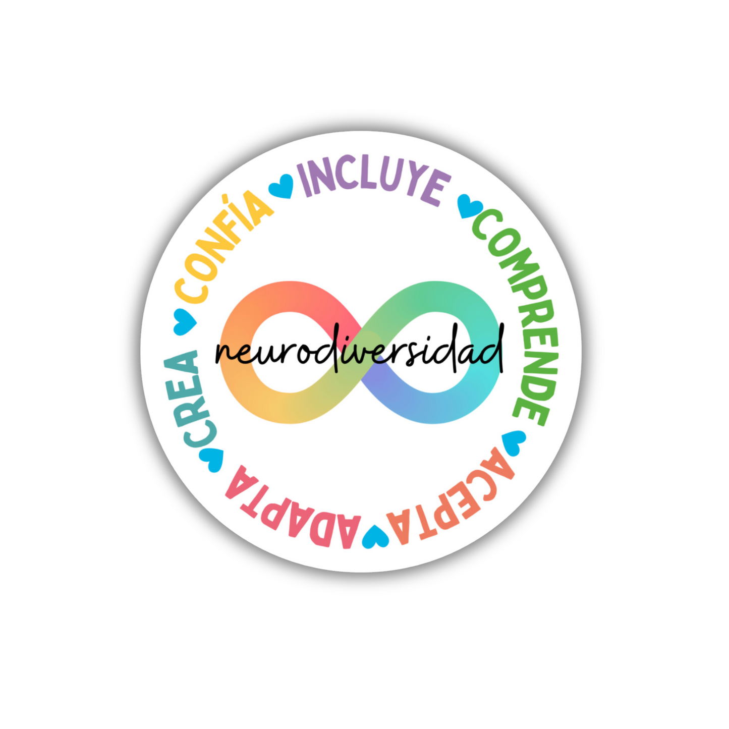 I accept neurodiversity| waterproof sticker