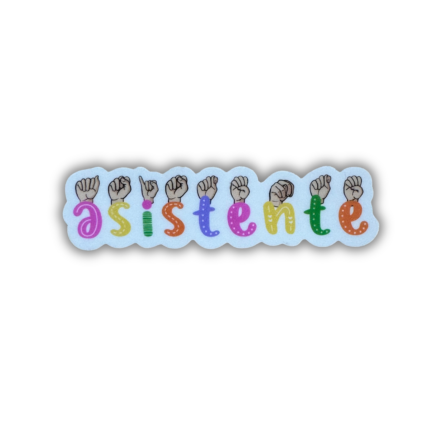 Asistente ASL Waterproof sticker