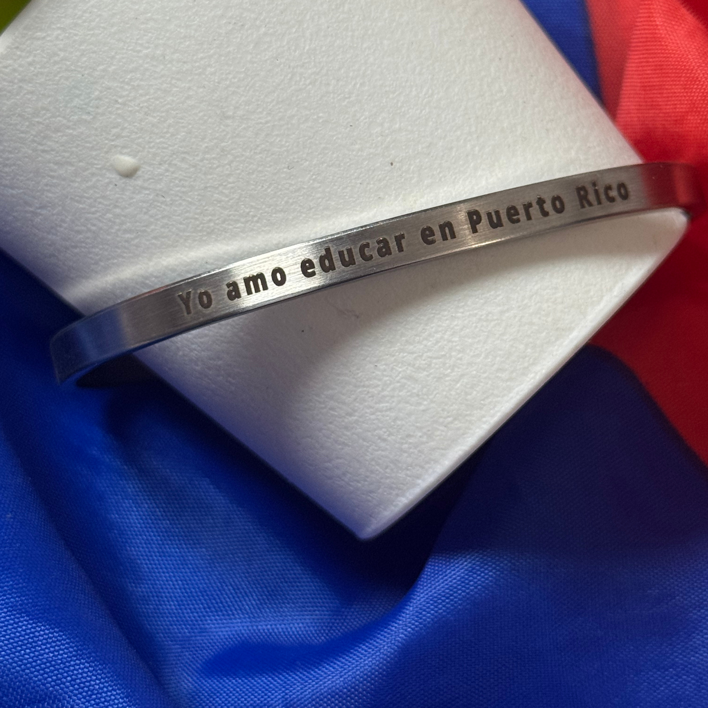 Amo educar en Puerto Rico| | Educator unisex bracelet