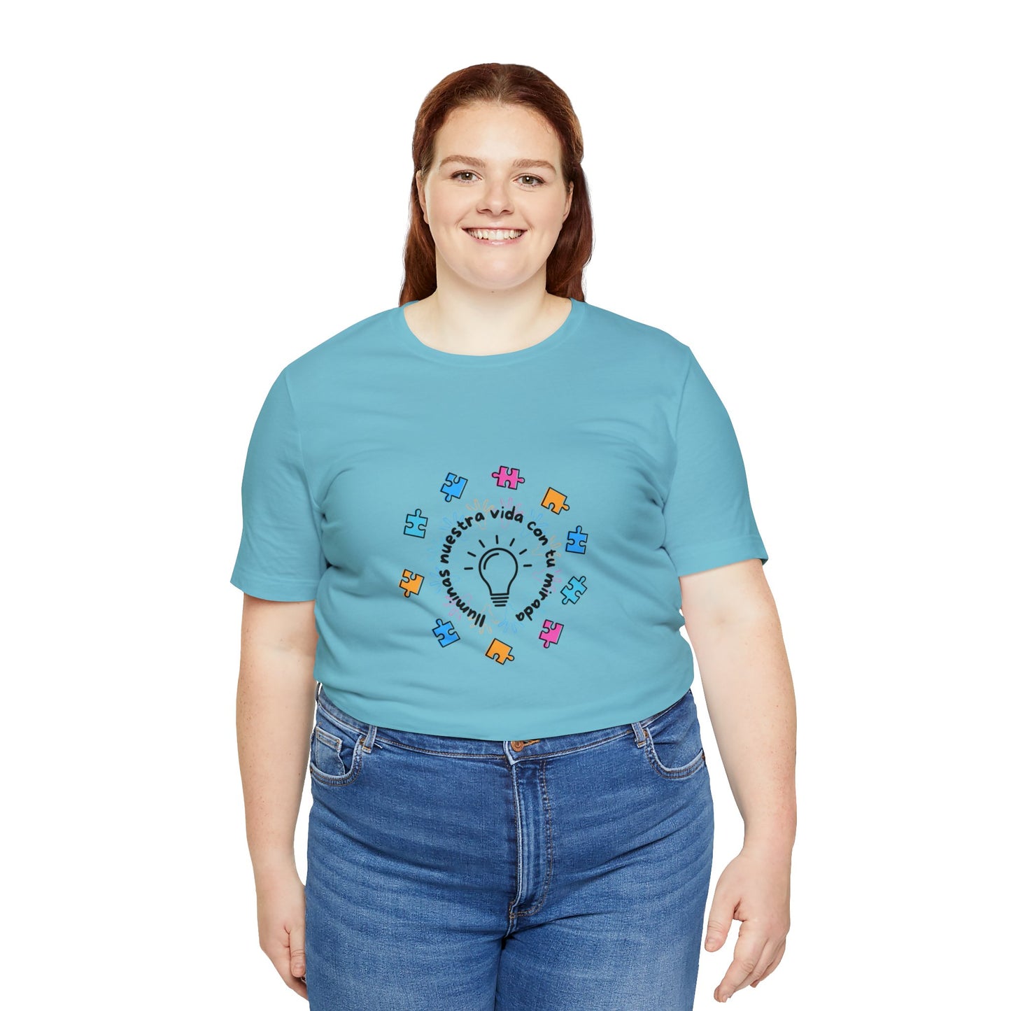 Puzzle bulb shirt | Autism awareness | Unisex Canva shirt