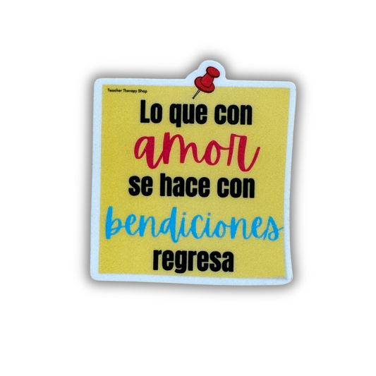 Mensaje positivo | Reminder note pad | Friendly reminder Waterproof sticker