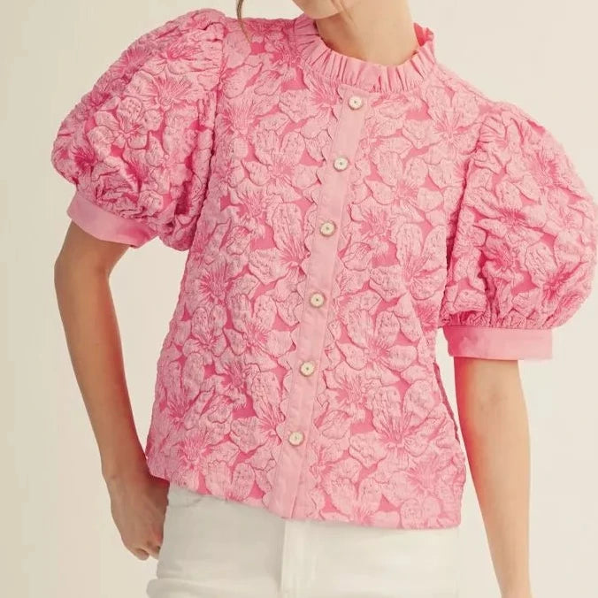 Blusa Floral Elegante – TTS FASHION (Pre-Orden)