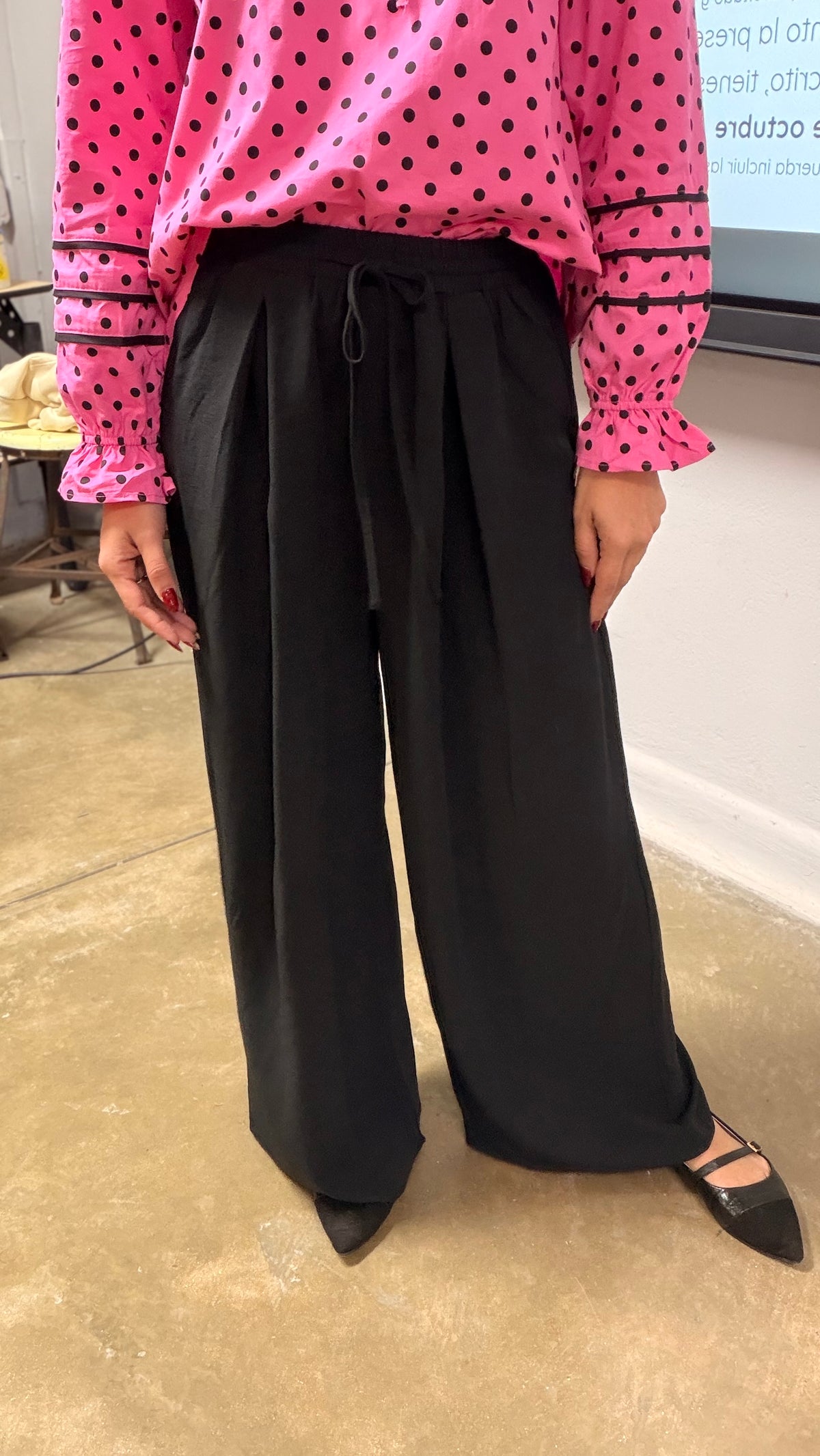 Pantalón Black Wide Leg  - TTS Fashion