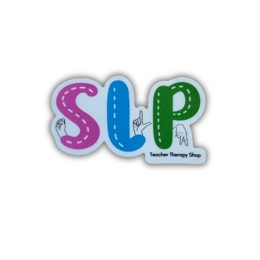 ASL Therapist | waterproof sticker 