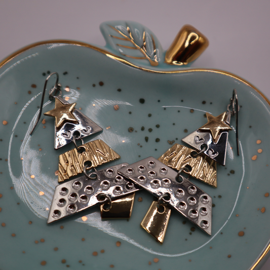 Aretes en forma de árbol de navidad | Christmas Tree