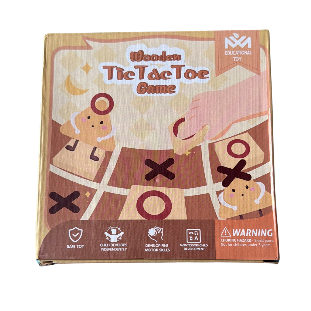 Tic Tac Toe de madera | Juego de Tres en Raya