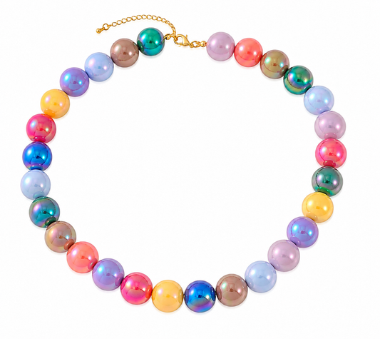 Collar confeti multi | Bubble gum