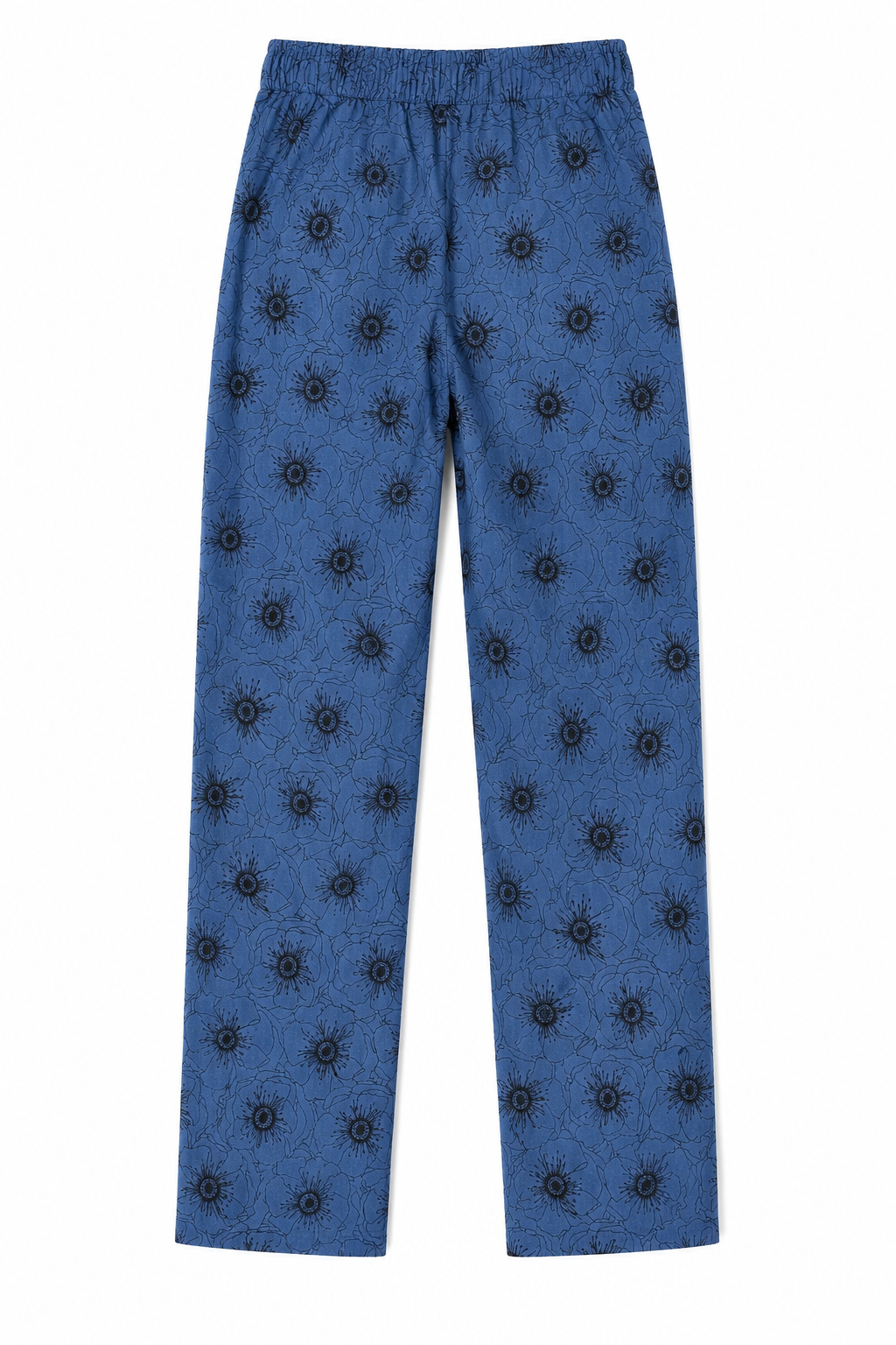 Pantalón floral azul | TTS FASHION