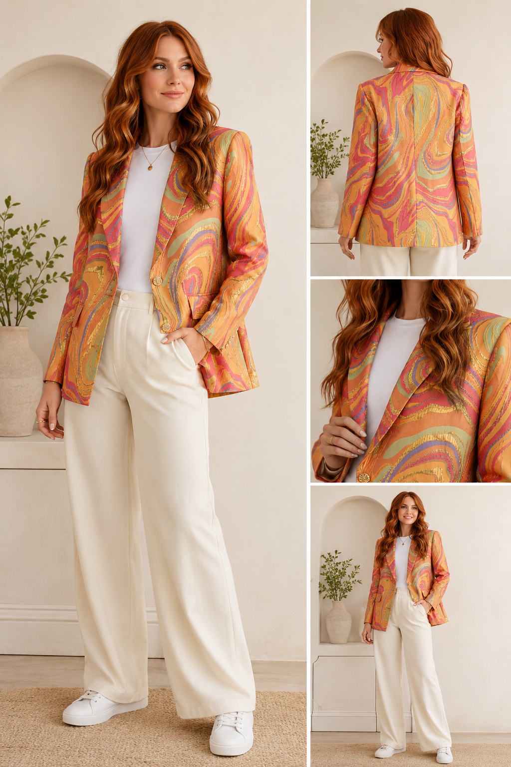 Sunset Statement Blazer | TTS FASHION