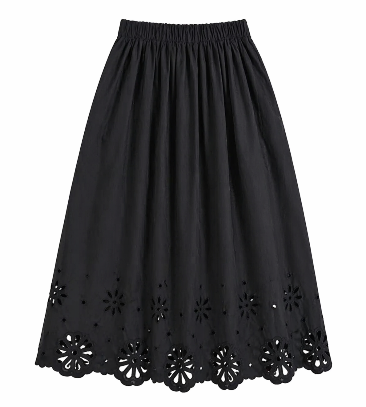 Blusa Bordada + Falda Midi Calada | TTS FASHION