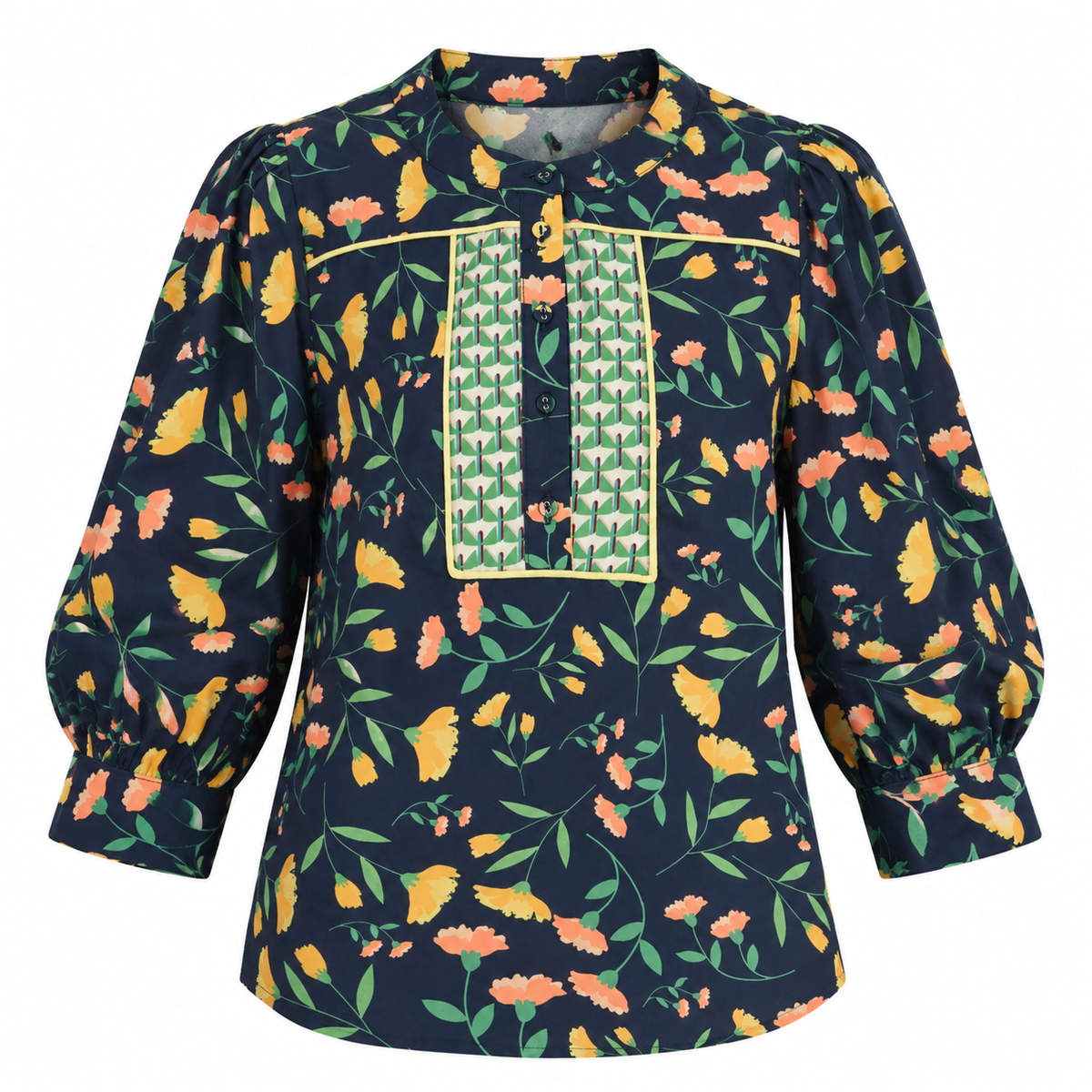 Blusa Navy Garden  | TTS FASHION
