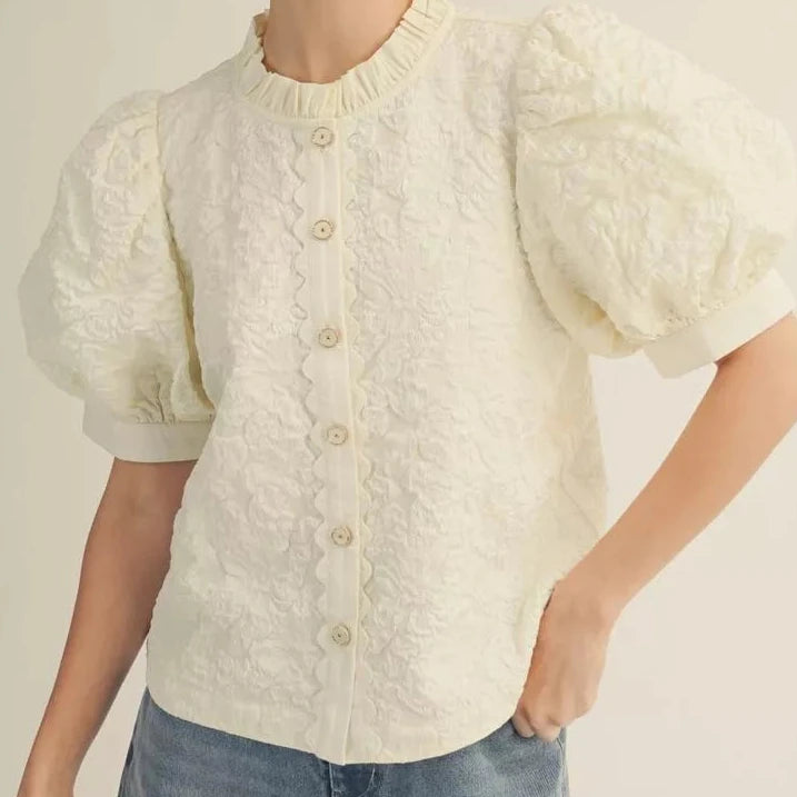 Blusa Floral Elegante – TTS FASHION (Pre-Orden)