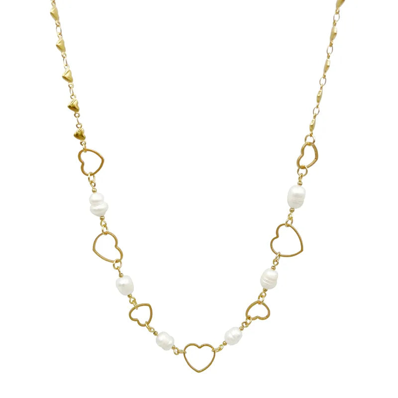 Golden hearts | Collar ajustable