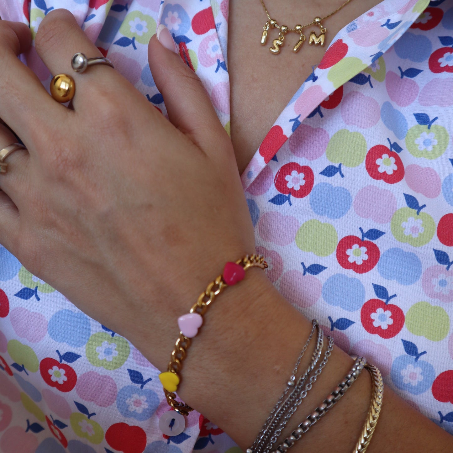 Pulsera corazones | Colorfull hearts