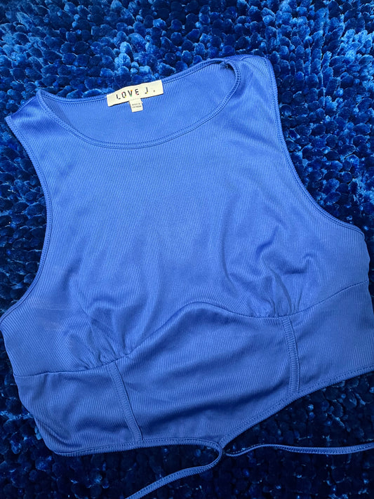 Blusa crop top azul | Closet sale