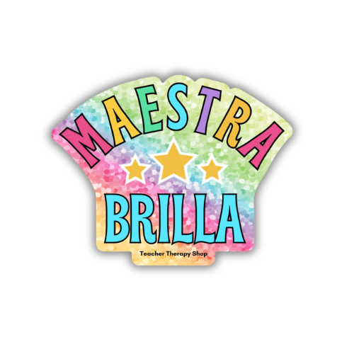 Maestra Brilla | waterproof sticker