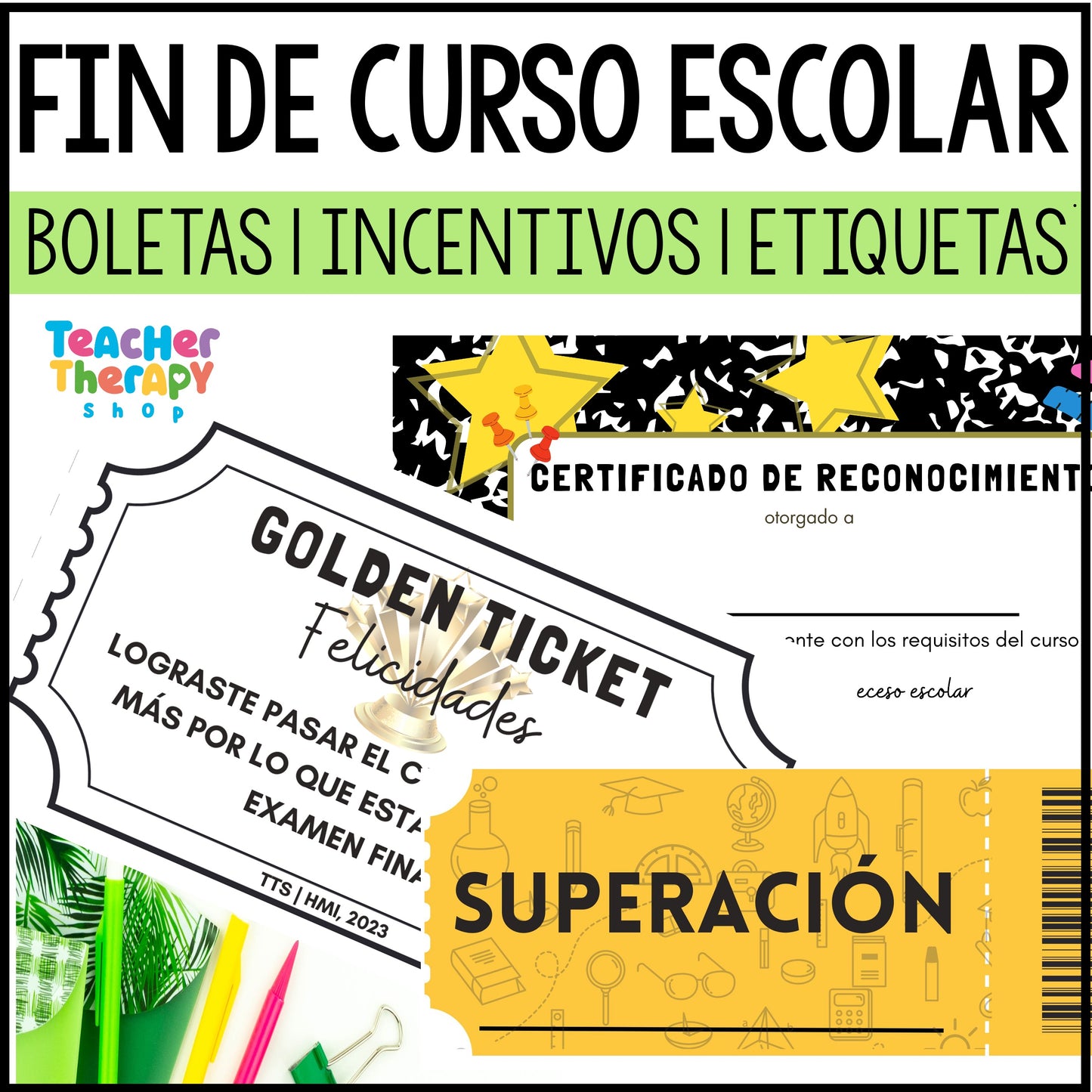 Fin de curso escolar | Boletas, certificados e incentivos