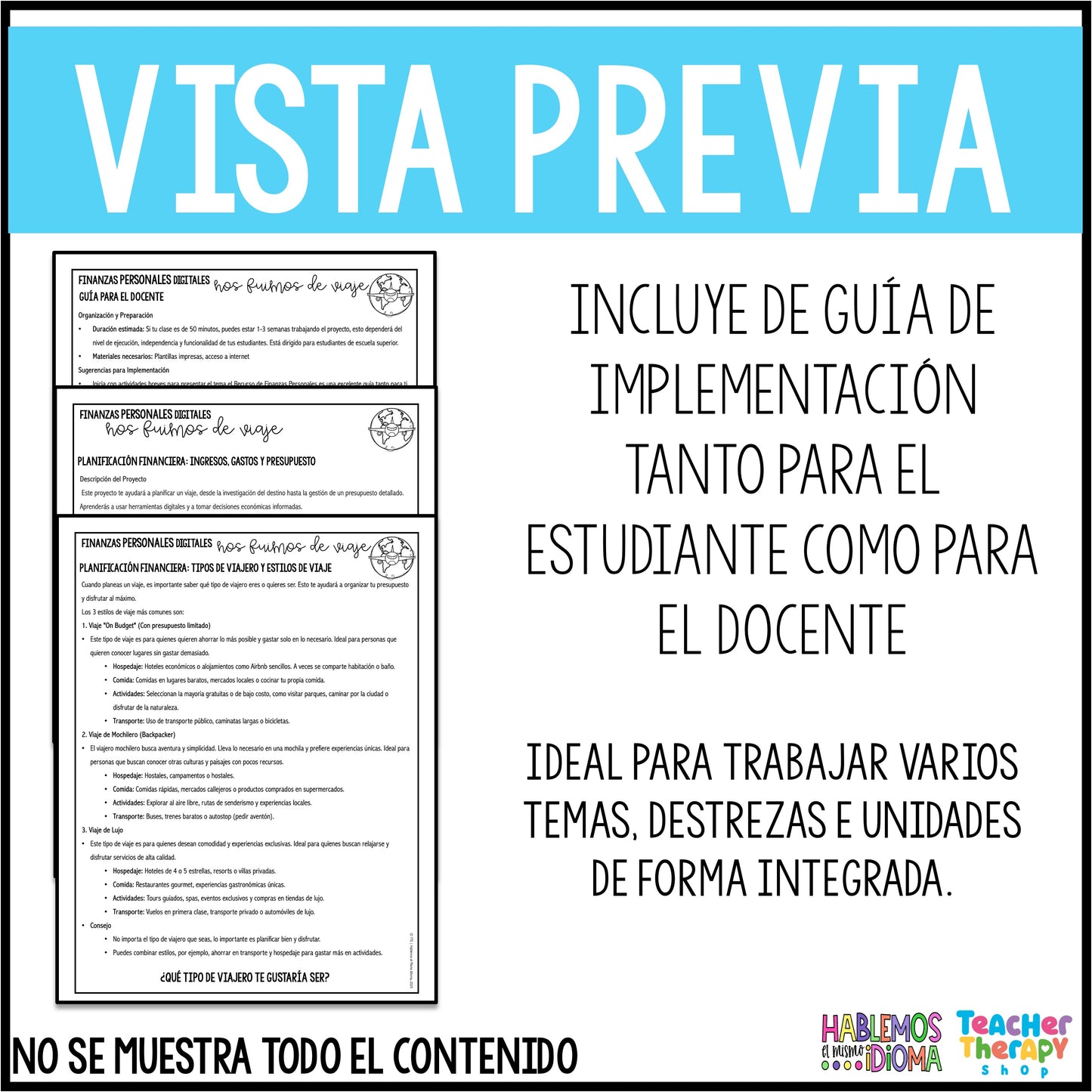 Finanzas Digitales | Nos fuimos de viaje | Proyecto integrado