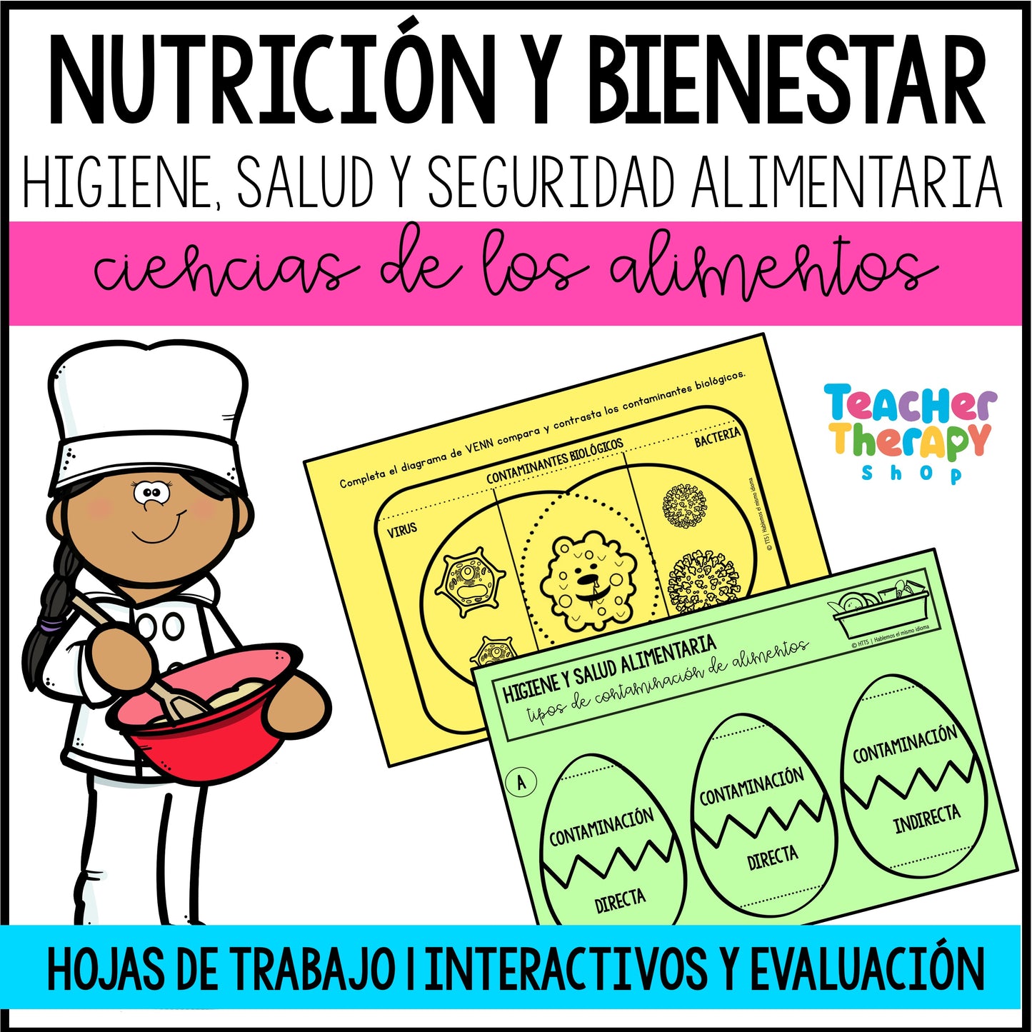 Higiene, salud y seguridad | Ciencias de los alimentos | Hojas de tarea