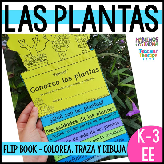 Las plantas: Necesidades, partes, ciclo y más | Flipbook informativo