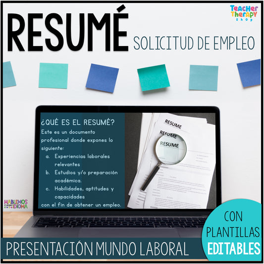 Resume and job application | Curriculum development | PPT presentation 