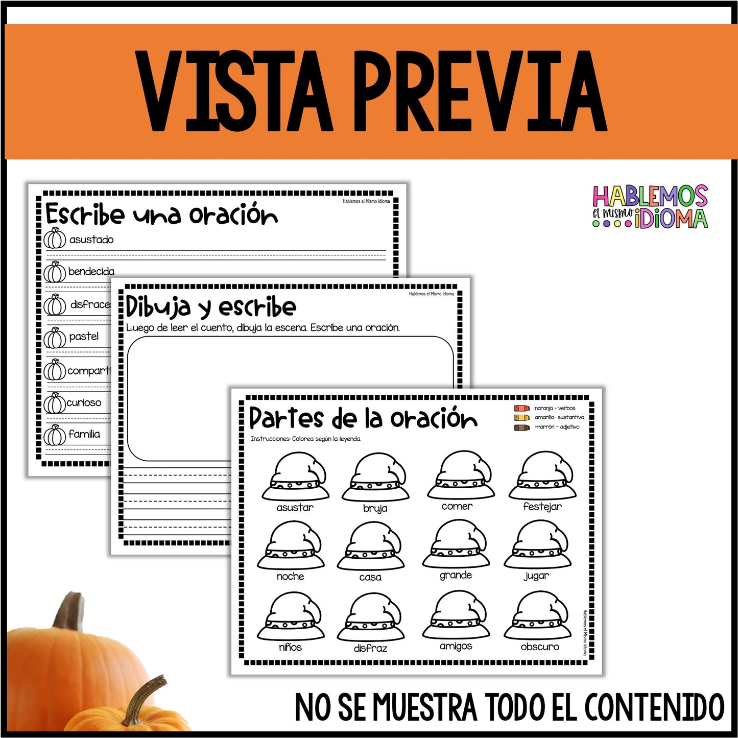 Actividades para trabajar la lectoescritura y comprensión en otoño