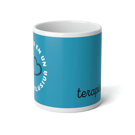 Yo creo en un aula inclusiva | Terapista Jumbo Mug, 20oz