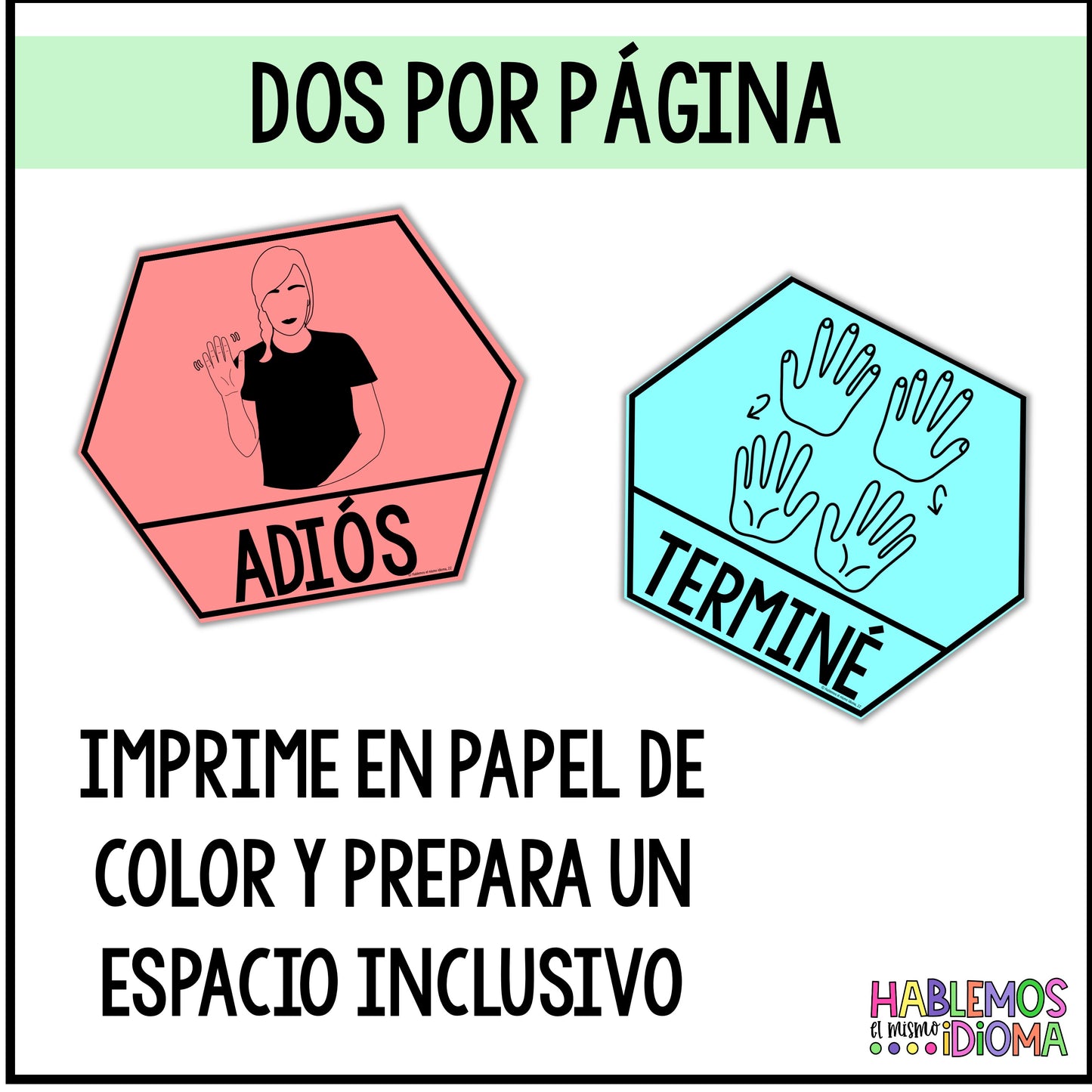 Señas de cortesía | Palabras mágicas y comandos básicos con ASL | Colorfull