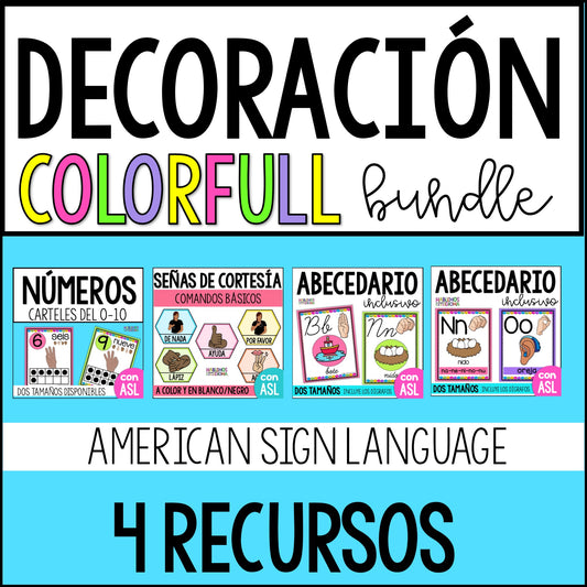 Decoración colorfull bundle