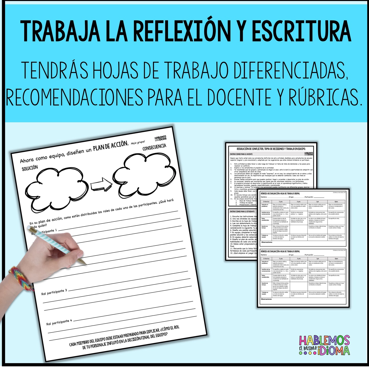 Toma de decisiones y resolución de conflictos | Presentación digital en PPT y actividades