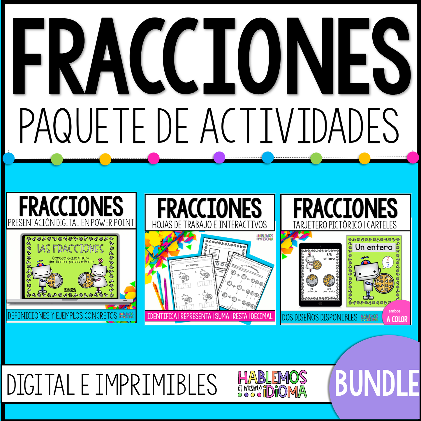 Fracciones | Paquete de actividades