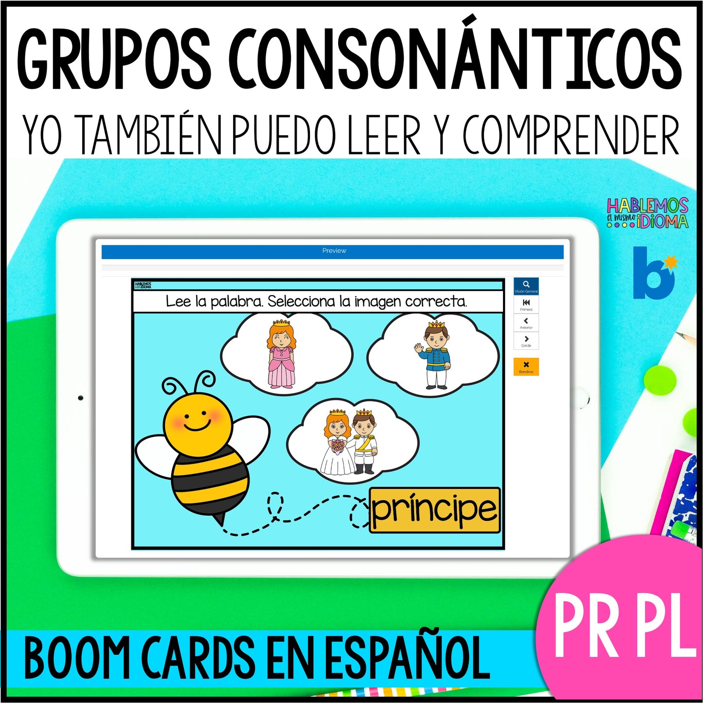 Grupos consonánticos pl y pr