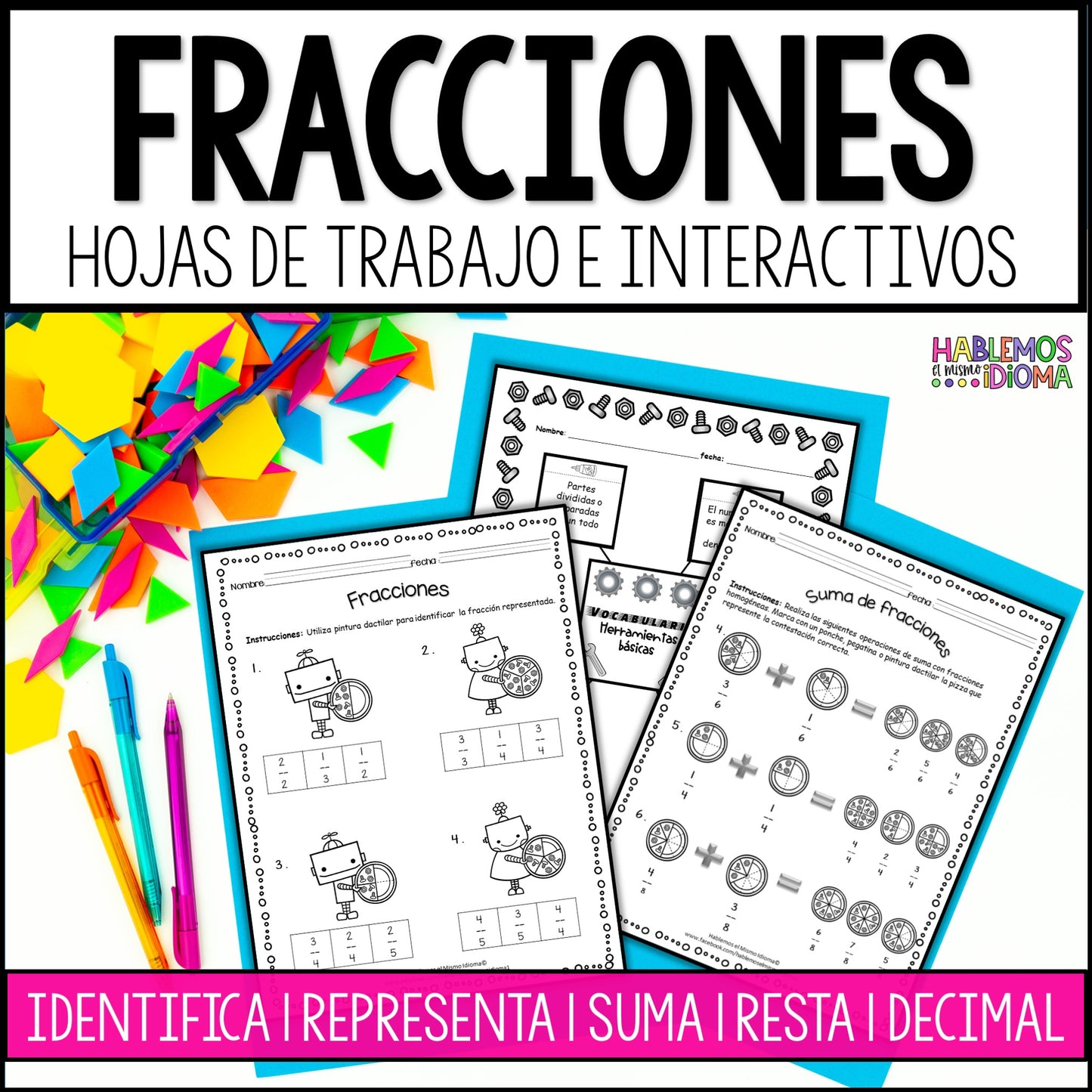 Fracciones | Paquete de actividades