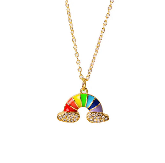 Rainbow chain | Cadena delicada arcoiris