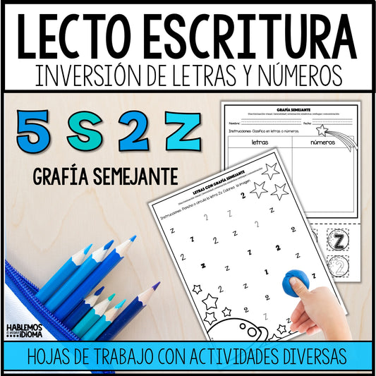 Confusión e inversión de letras y números con grafía semejante | Dislexia | Disfrafía