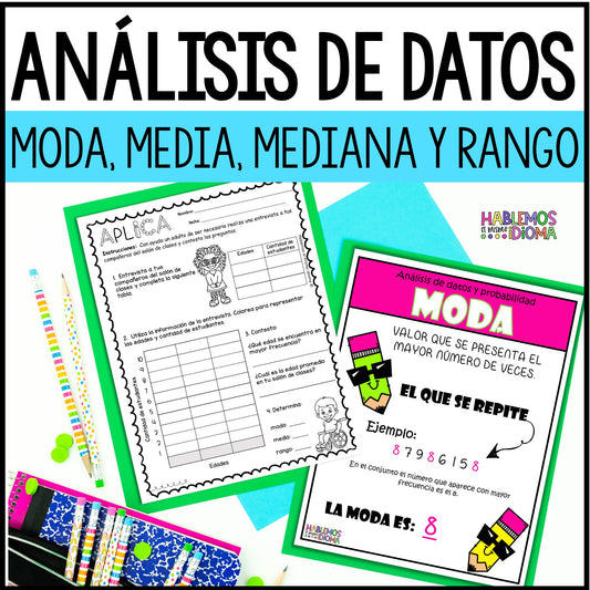 Moda, media, mediana & rango | Análisis de datos