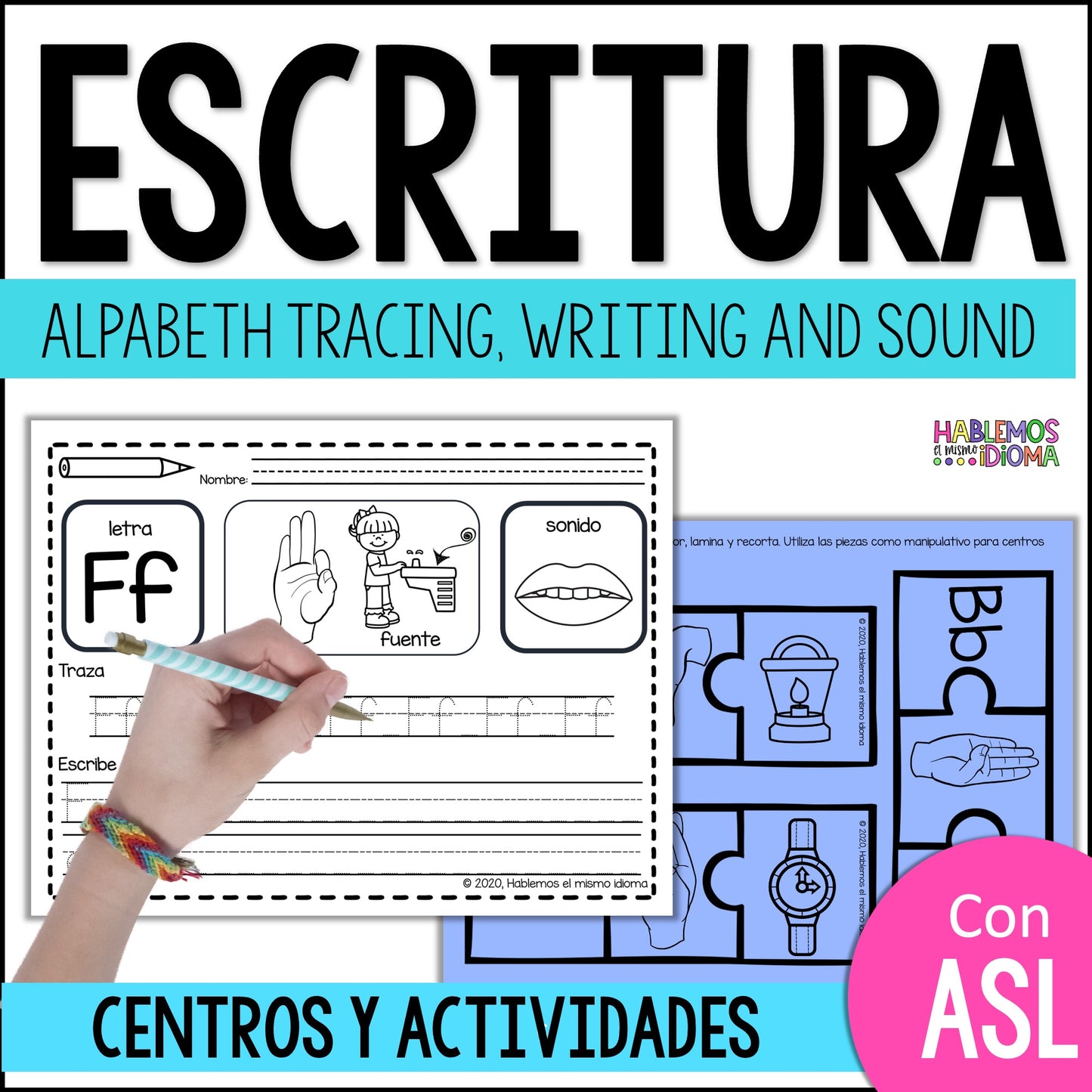 BUNDLE | Alfabeto en español | Escritura